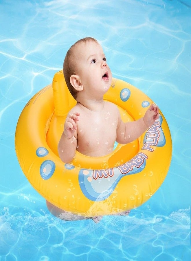 Kedva Pool Party Swimming Ring Swim Tube for Kids Swimming Learing Ring for Girls and Boys Swimming Tube Inflatable Swim Ring (Ages 1-2 Years) (Baby Floats Yellow) - Image 4